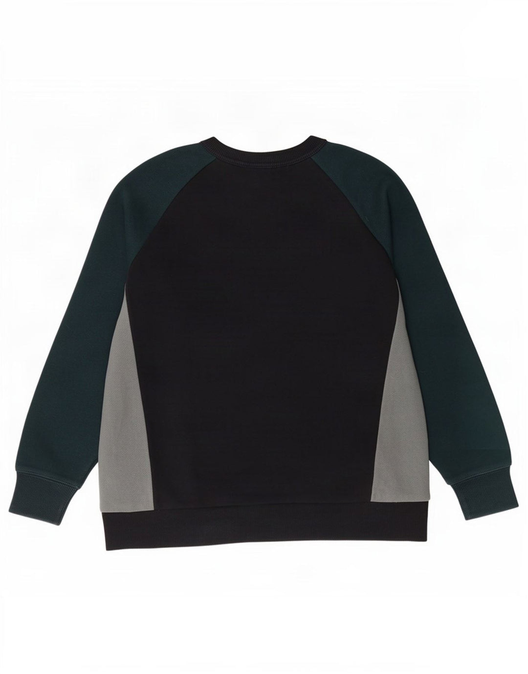 Zara Herren-Sweatshirt-Pullover, mittelgroß, Schwarz, Farbblock