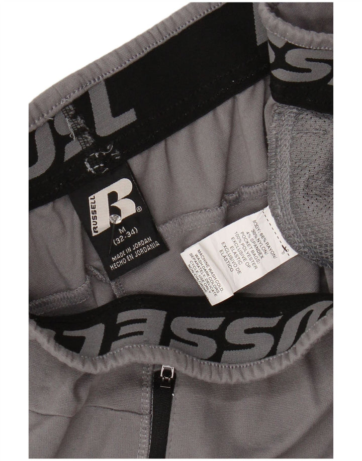 RUSSELL ATHLETIC Herren-Trainingshose aus mittelgrauem Rayon