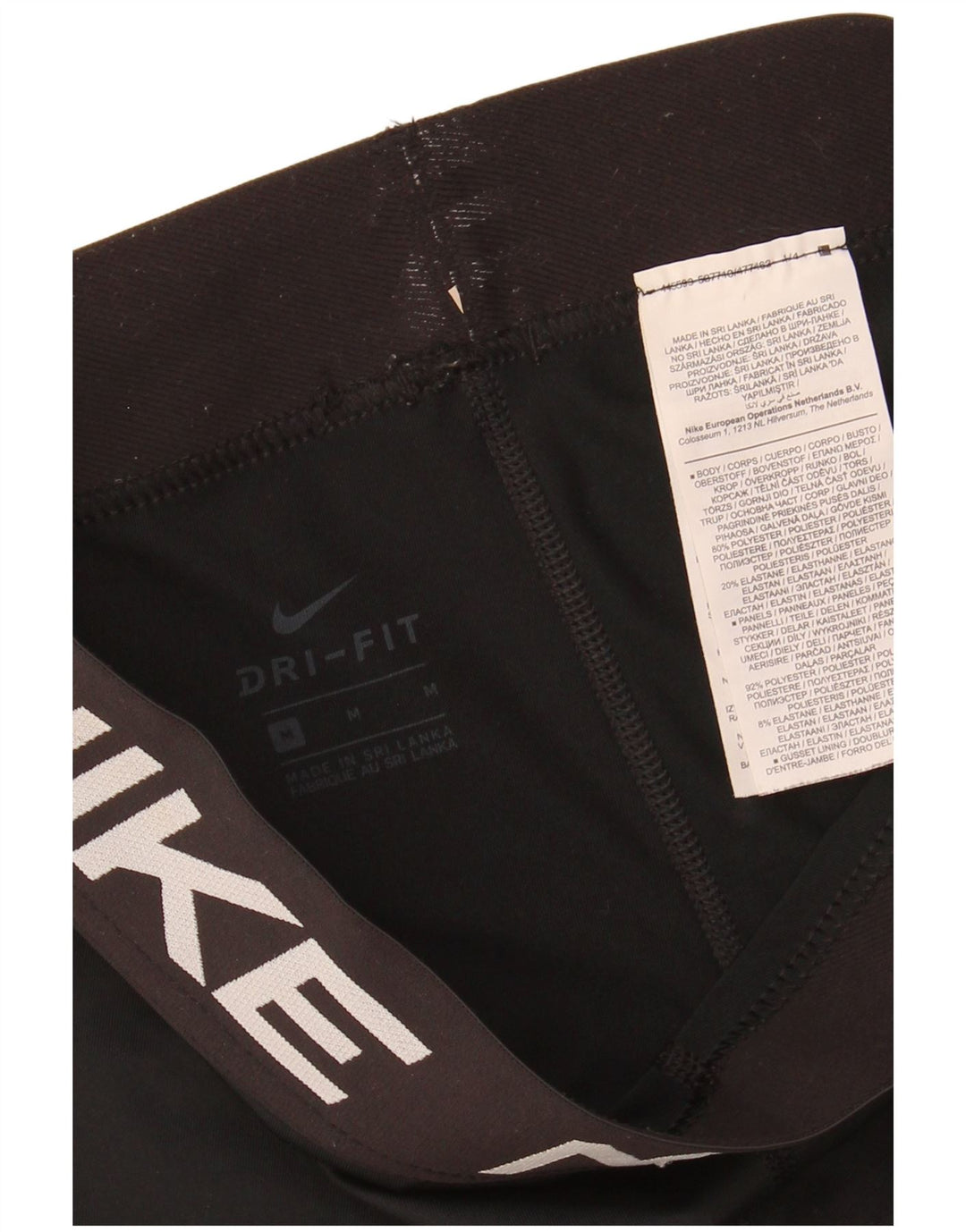 NIKE Damen Capri-Leggings mit Grafik, UK 12, Mittelschwarz, Polyester