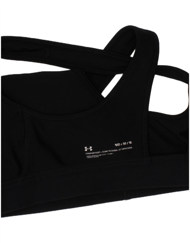 Under Armour Damen Kompressions-Sport-BH-Oberteil mit Grafik, mittelgroß, Schwarz, Sport
