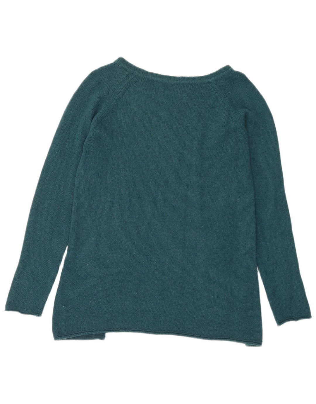 Zara Damen-Pullover mit U-Boot-Ausschnitt, Gr. 14, Mittelgrün