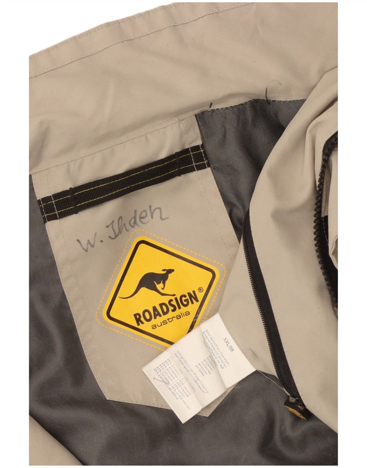 Roadsign Australia Herren-Utility-Jacke UK 44 2XL Beige Polyester