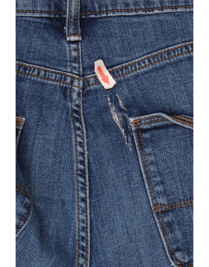 Marks & Spencer Herren Straight Jeans W30 L29 Blaue Baumwolle