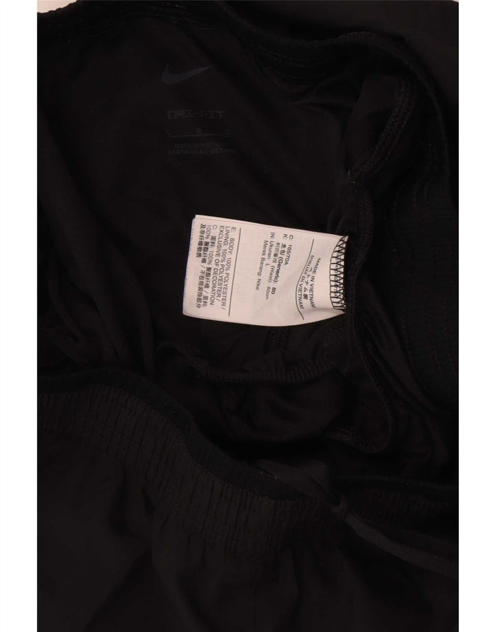 Nike Damen Dri Fit Sport Shorts UK 16 Large Schwarz Polyester