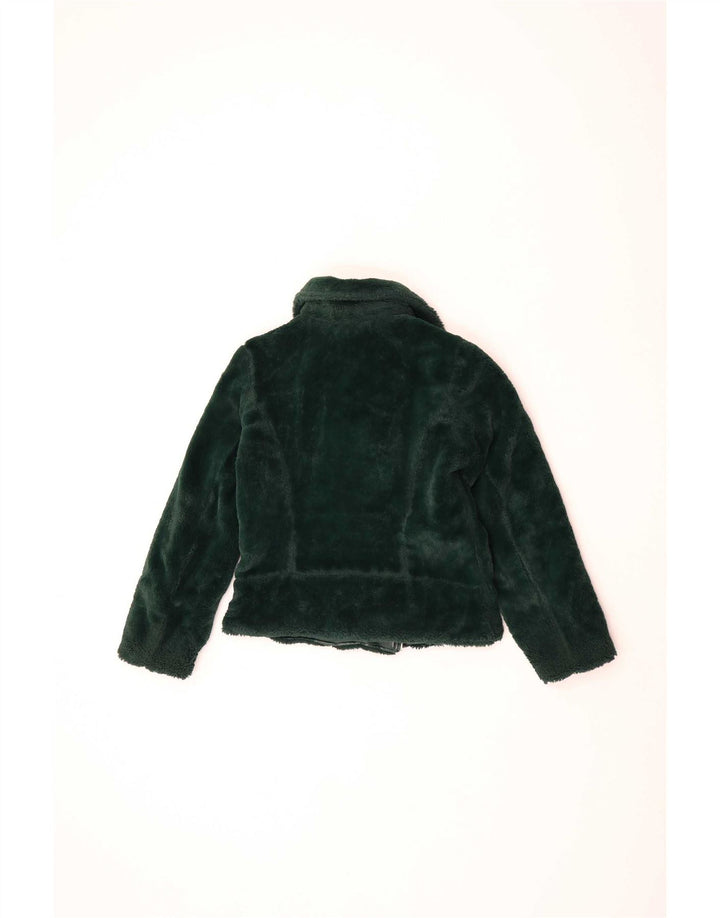 Guess Damen Reversible Wattierte Jacke UK 10 Small Grün Polyurethan