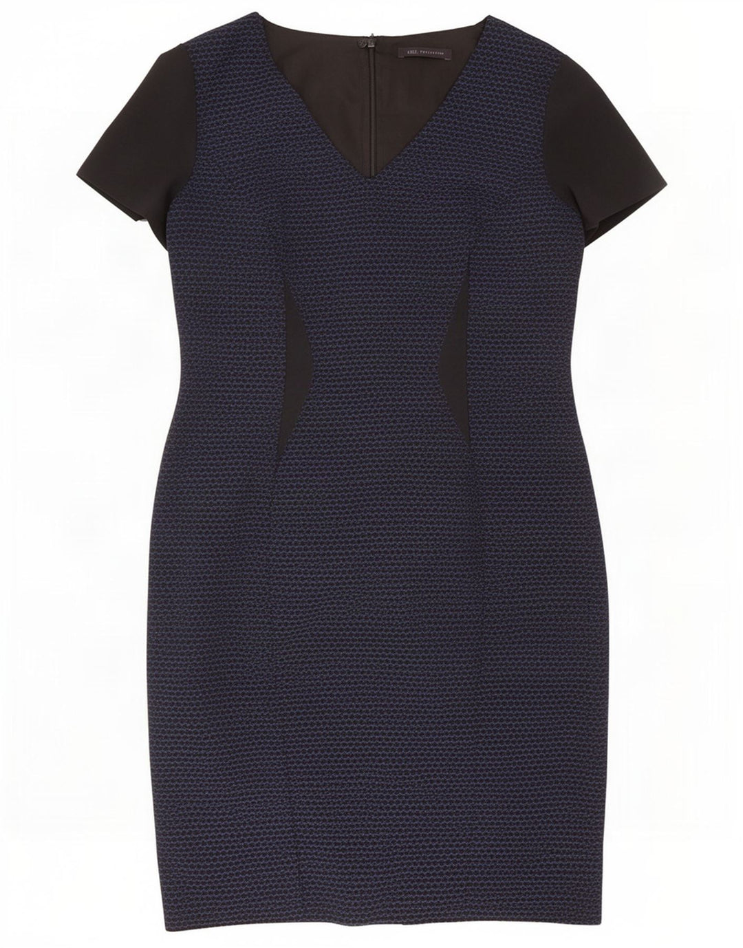 Marks & Spencer Damen Etuikleid UK 14 Mittel Marineblau Farbblock