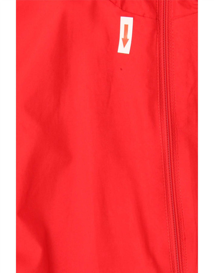 Adidas Herren Grafik-Trainingsanzug-Top-Jacke, kleines rotes Polyester