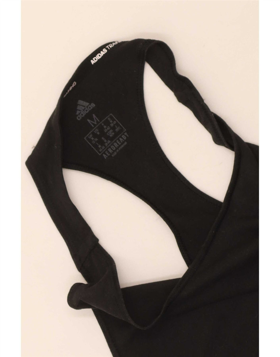 Adidas Damen Aeroready Vest Top UK 12/14 Medium Schwarz