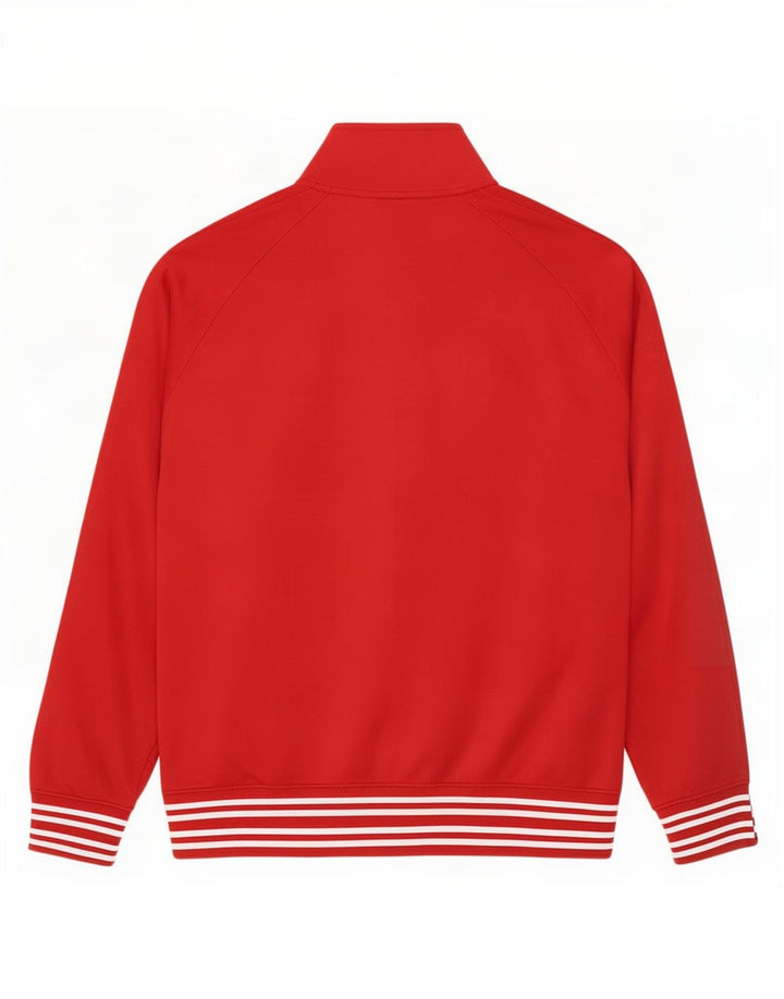 Nike Herren-Trainingsanzug-Top-Jacke, großes rotes Polyester