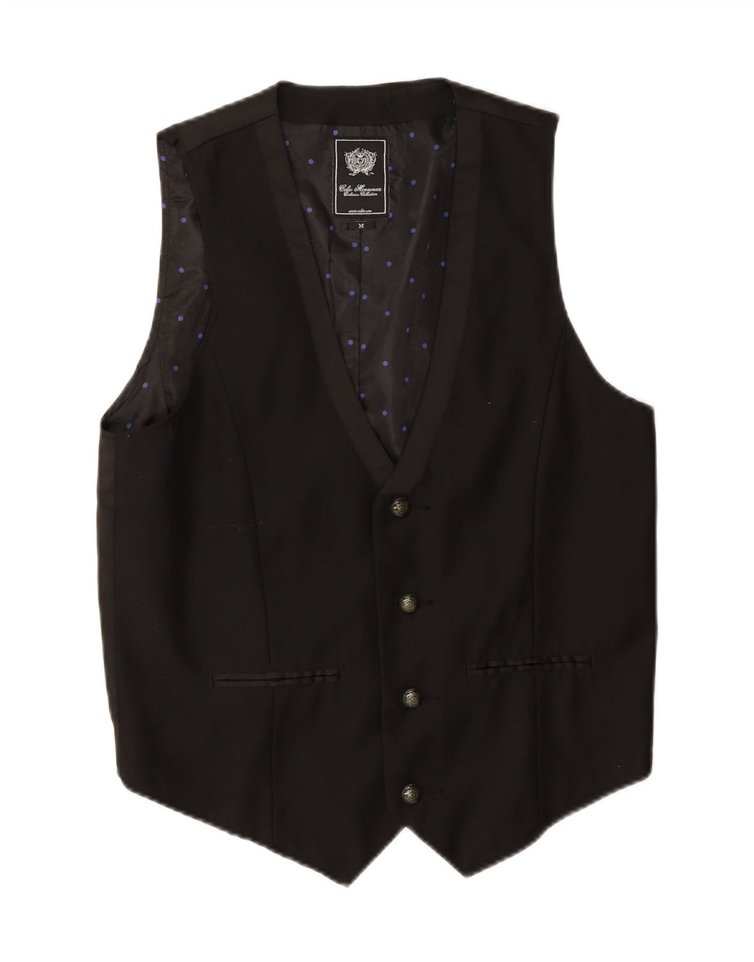 Celio Herrenweste Medium Schwarz Polyester