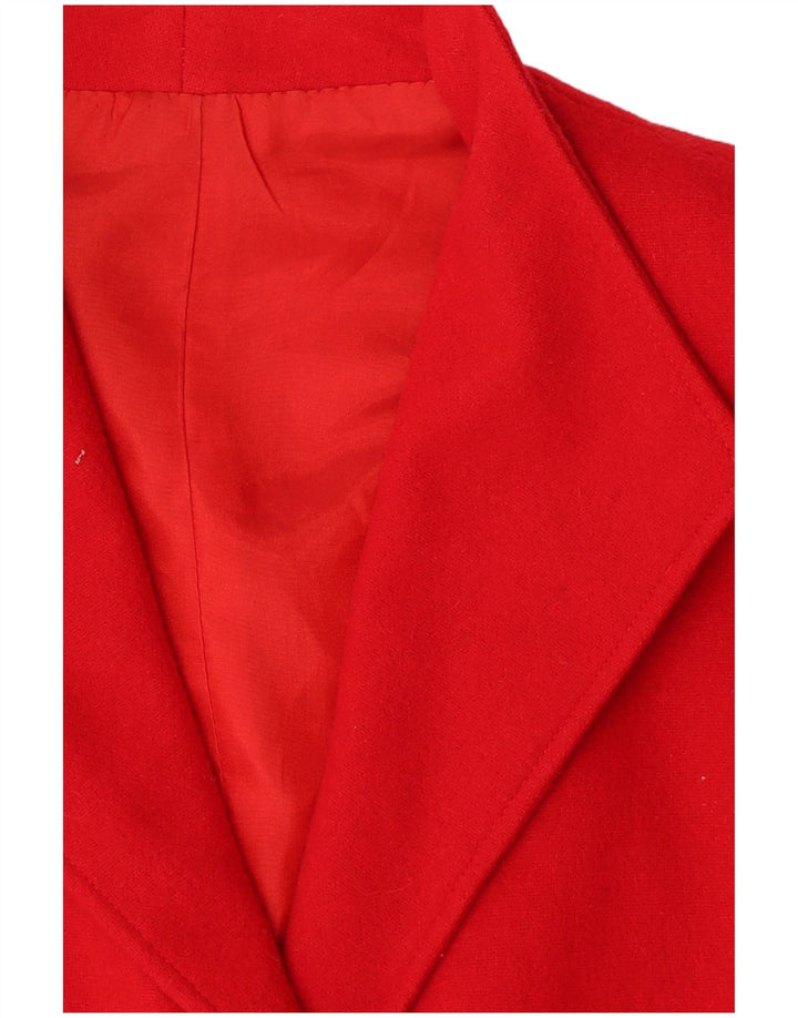 Vintage Damen Übergroße Bomberjacke UK 20 2XL Rot