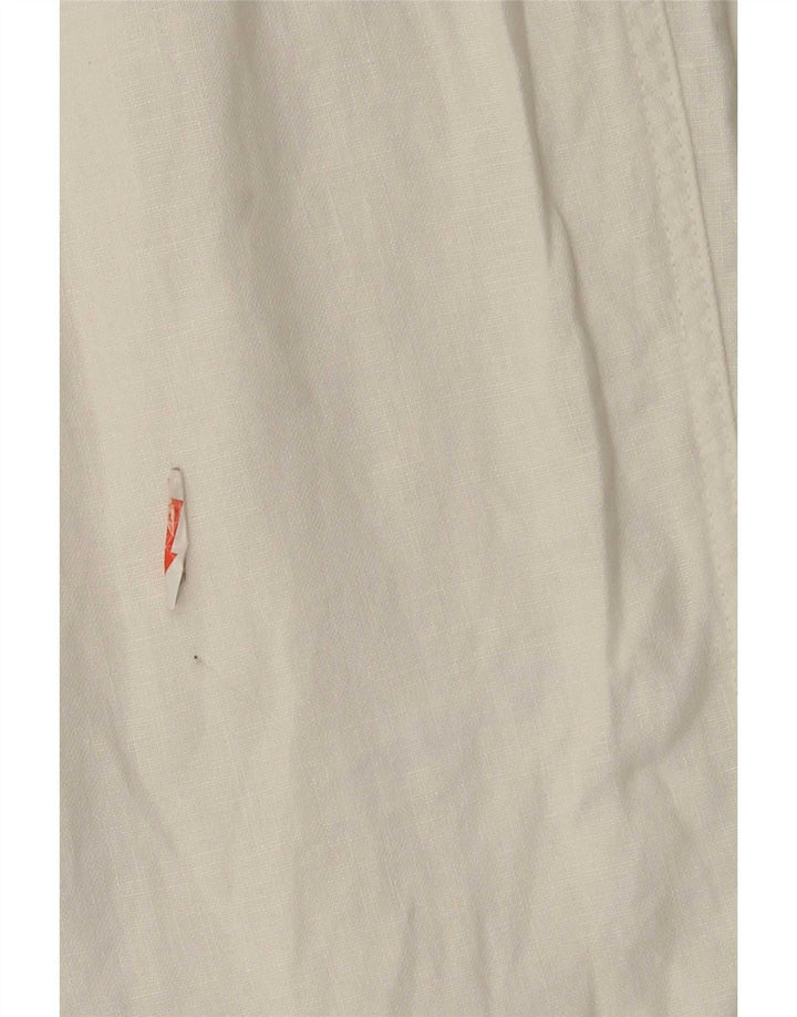 Marks & Spencer Damen Autograph Bermudashorts UK 18 XL W36 Weiß
