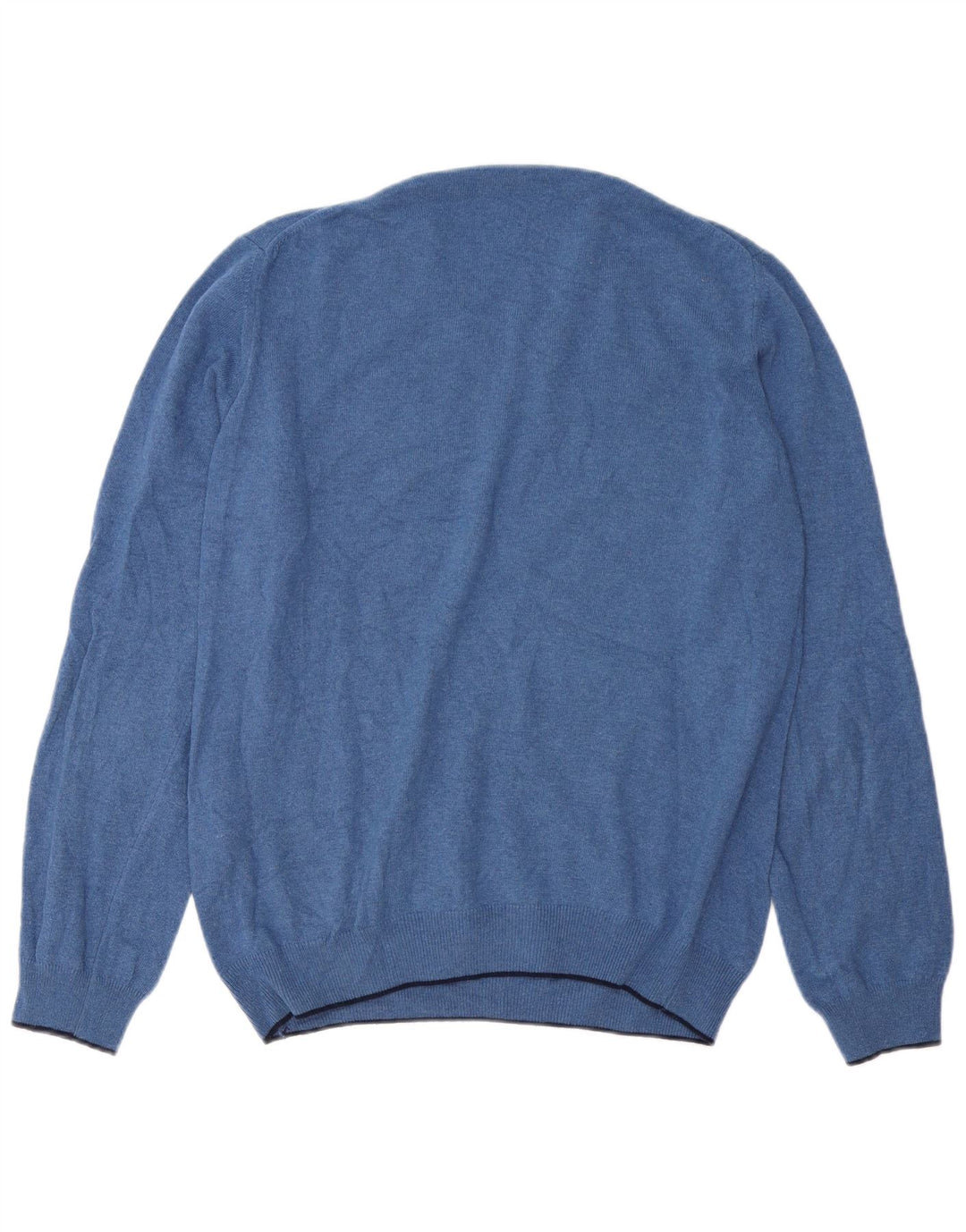 North Sails Herren-Pullover mit V-Ausschnitt, groß, blau, Polyamid