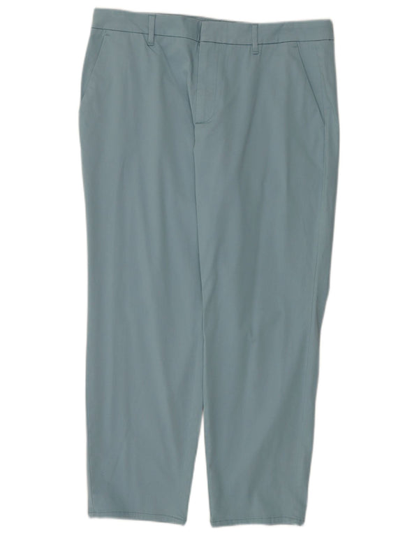Marks & Spencer Damen Tapered Cropped-Hose UK 16 Large W34 L26 Blau