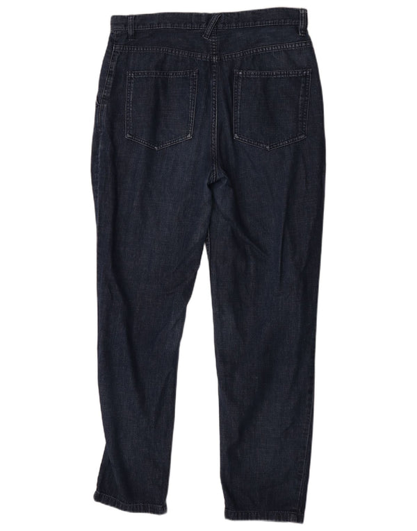 Toast Damen Pegged Tapered Jeans UK 12 Medium W30 L29 Marineblau Baumwolle