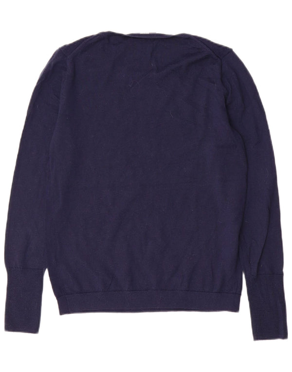 J. Crew Damen-Pullover mit Rundhalsausschnitt, UK 6, XS, Marineblau, Wolle