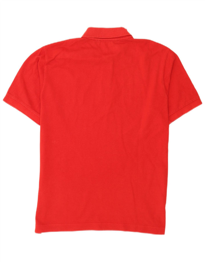 Kappa Herren-Poloshirt aus mittelroter Baumwolle