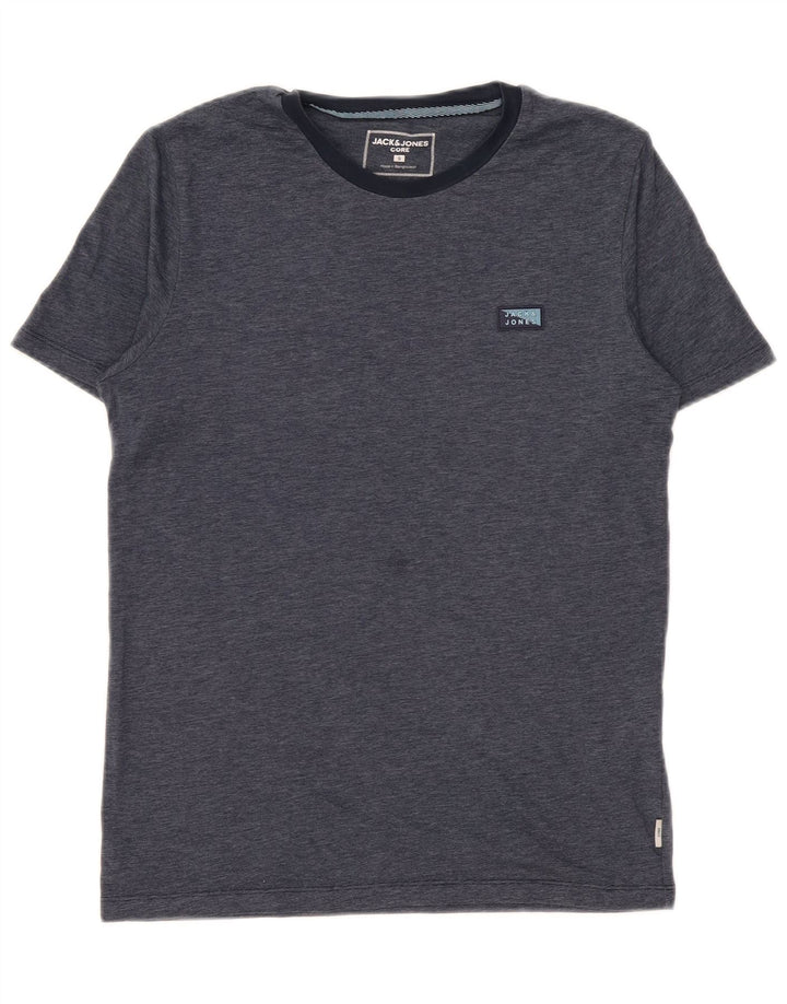 Jack & Jones Herren T-Shirt Top Small Marineblau Baumwolle