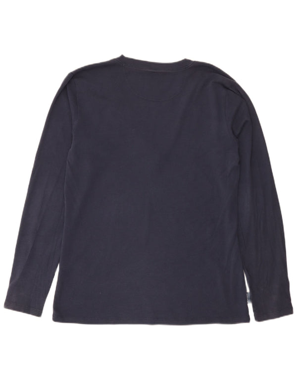 Champion Damen Easy Fit Top Langarm UK 18 XL Marineblau Baumwolle