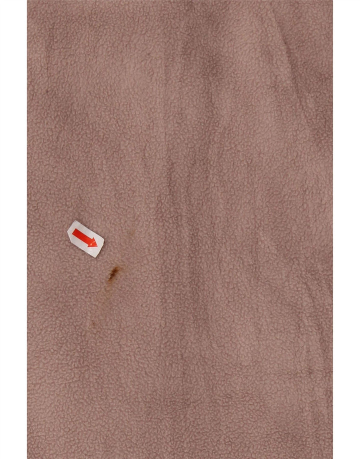 CALVIN KLEIN Damen Graphic Fleecejacke UK 16 Large Pink Polyester