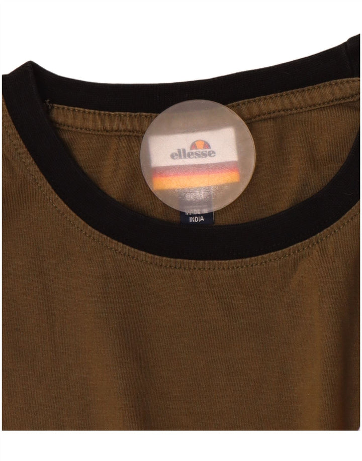 ELLESSE Herren T-Shirt Top Medium Khaki