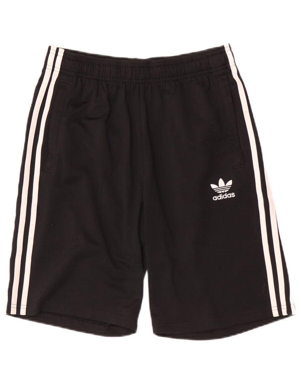 Adidas Sportshorts für Jungen, 13–14 Jahre, schwarzes Polyester