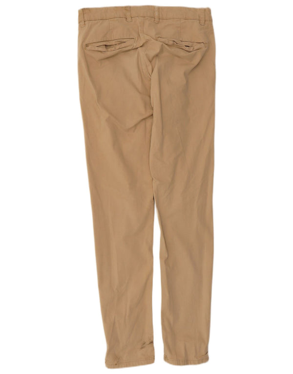 Zara Slim Chino-Hose für Herren, EU 38, Größe S, W30, L29, Beige, Baumwolle