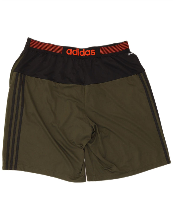 Adidas Herren Graphic Sport Shorts XL Khaki Colourblock Polyester