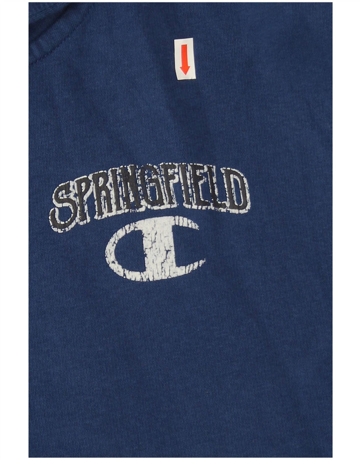 Champion Herren-Kapuzenpullover mit Reißverschluss, mittlere marineblaue Baumwolle