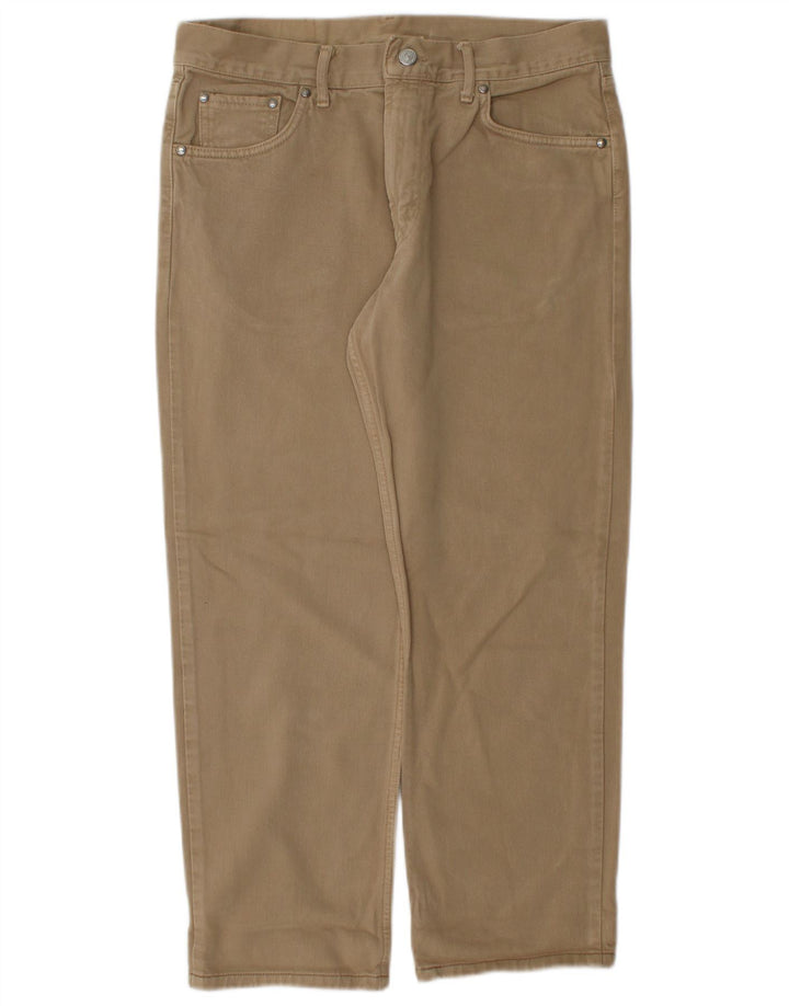 Carrera Herren verkürzte gerade Jeans W32 L26 Beige