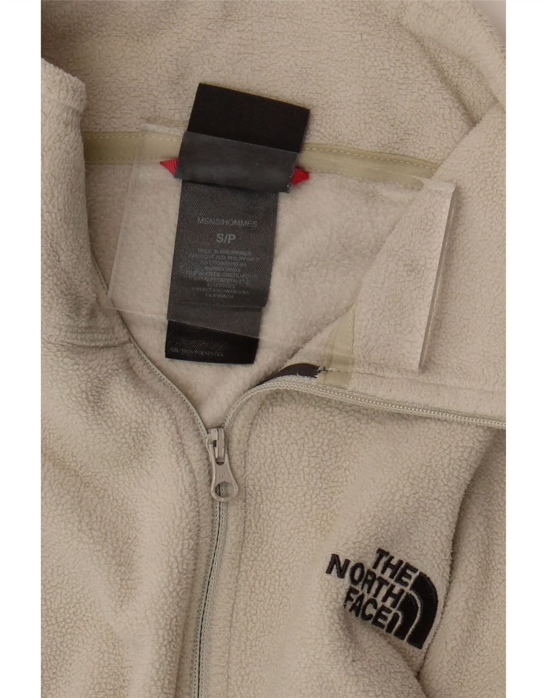 THE NORTH FACE Herren-Fleecepullover mit Reißverschluss am Hals, Größe S, Grau, Polyester