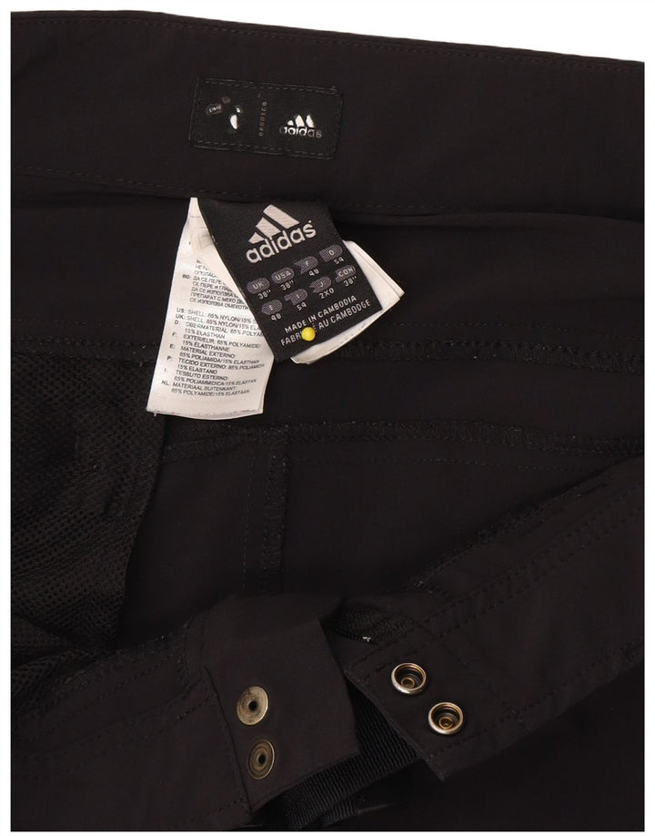Adidas Herren Cargo-Shorts W38 XL Schwarz Nylon