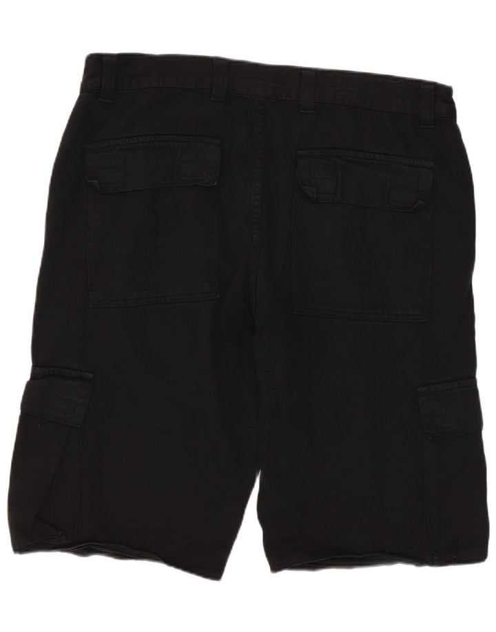Vintage Herren Cargo Shorts W34 Large Schwarz