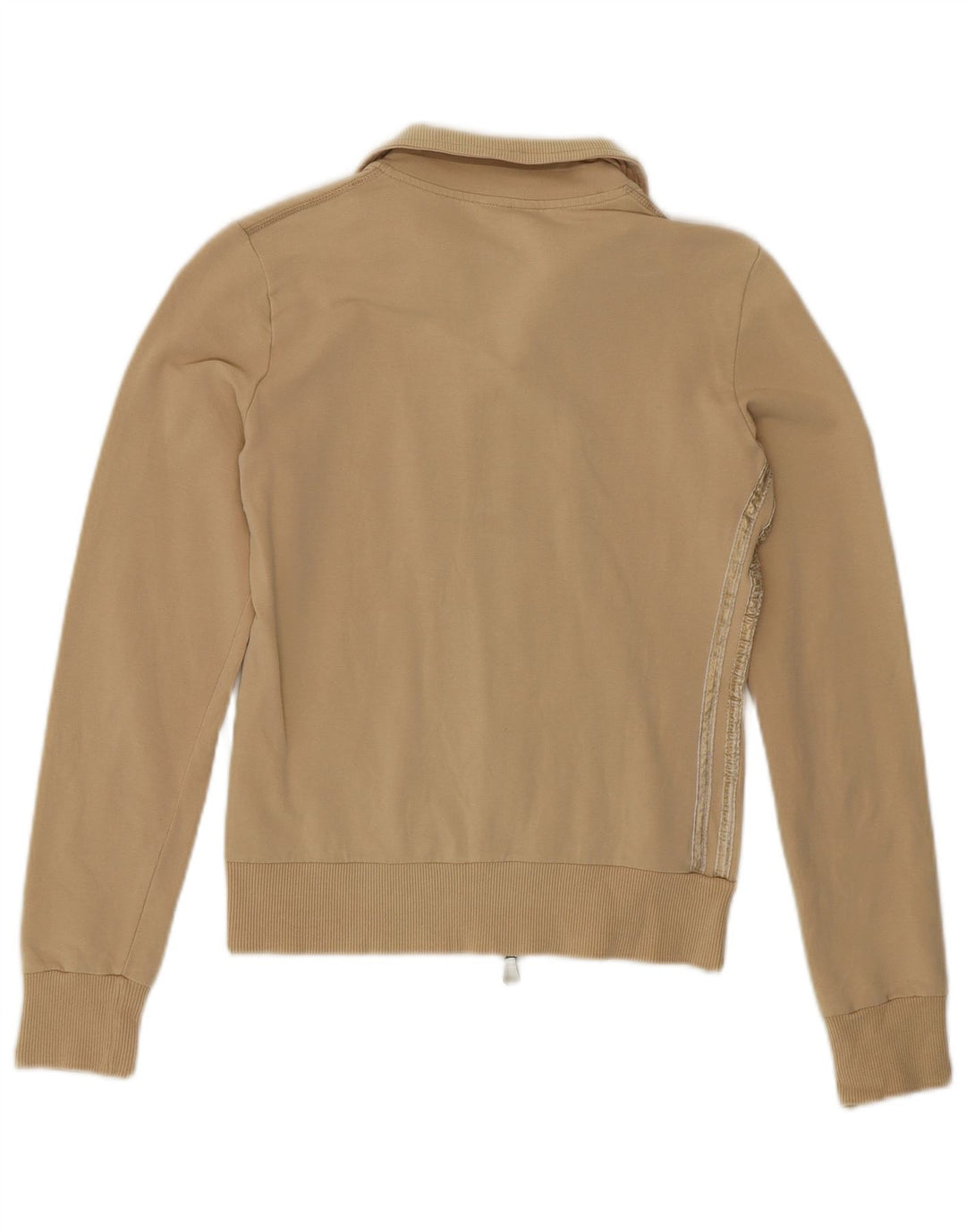 Adidas Damen Trainingsanzug Top Jacke UK 10 Small Beige