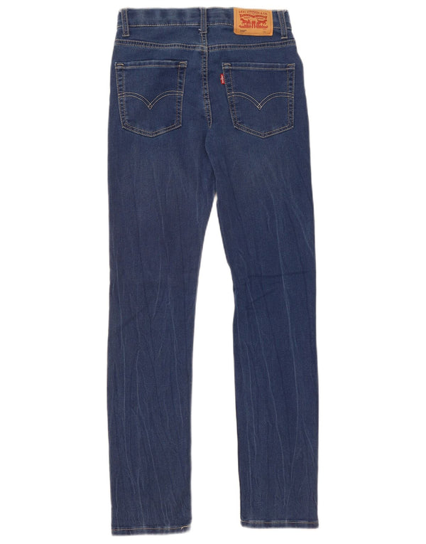 Levi's Mädchen 510 Skinny Jeans 11–12 Jahre W26 L28 Marineblaue Baumwolle