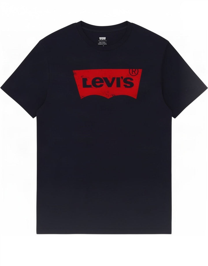 Levi's Herren-T-Shirt mit Grafik, mittelmarineblaue Baumwolle