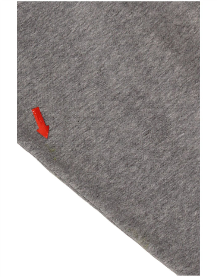 Nike Herren-Kapuzenpullover mit Reißverschluss, 2XL, graue Baumwolle
