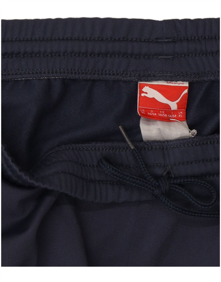 Puma Herren-Trainingshose XL, Marineblau, Farbblock