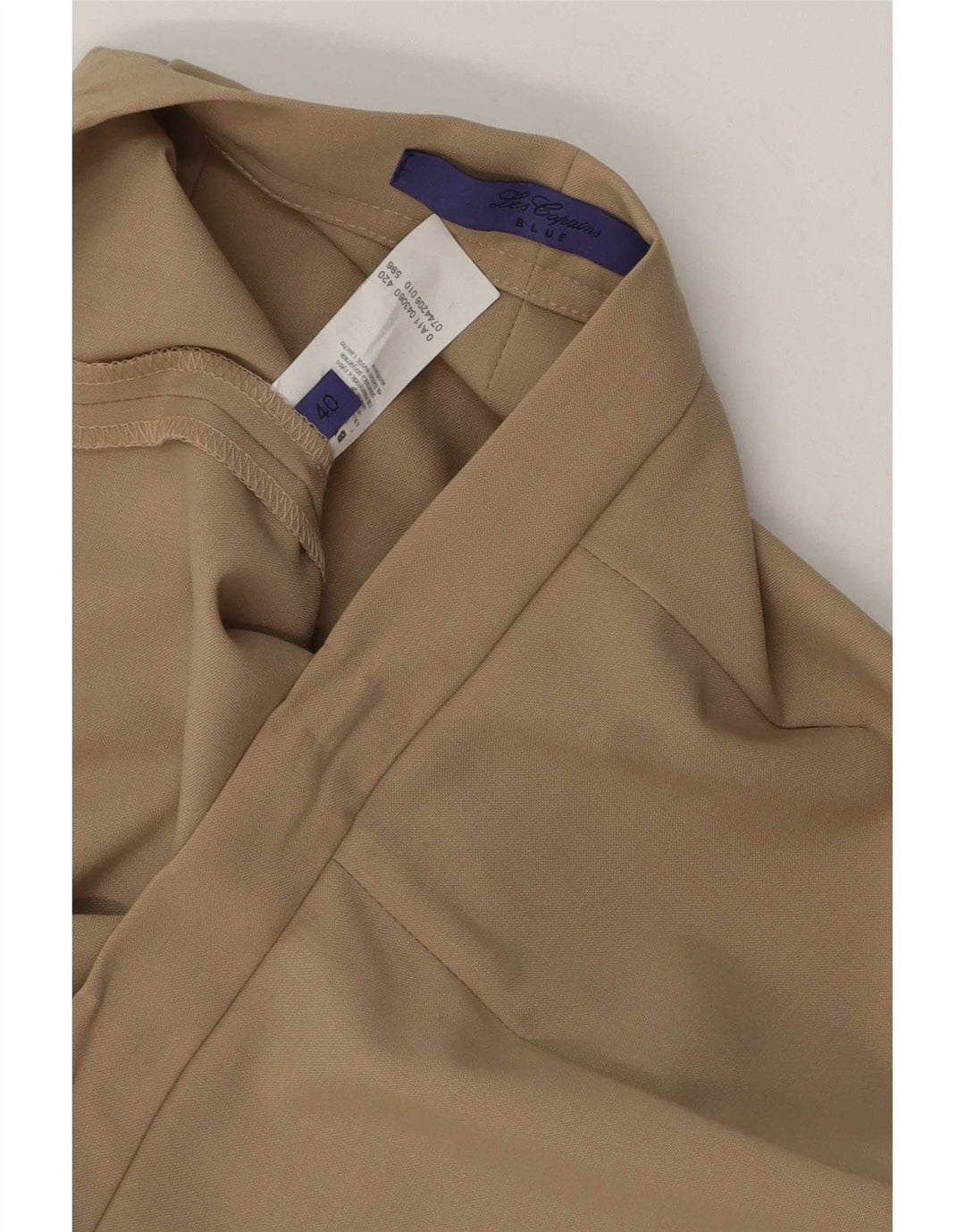 Gerade Anzughose für Damen von Les Copains, EU 40, Mittel W30 L27, Beige