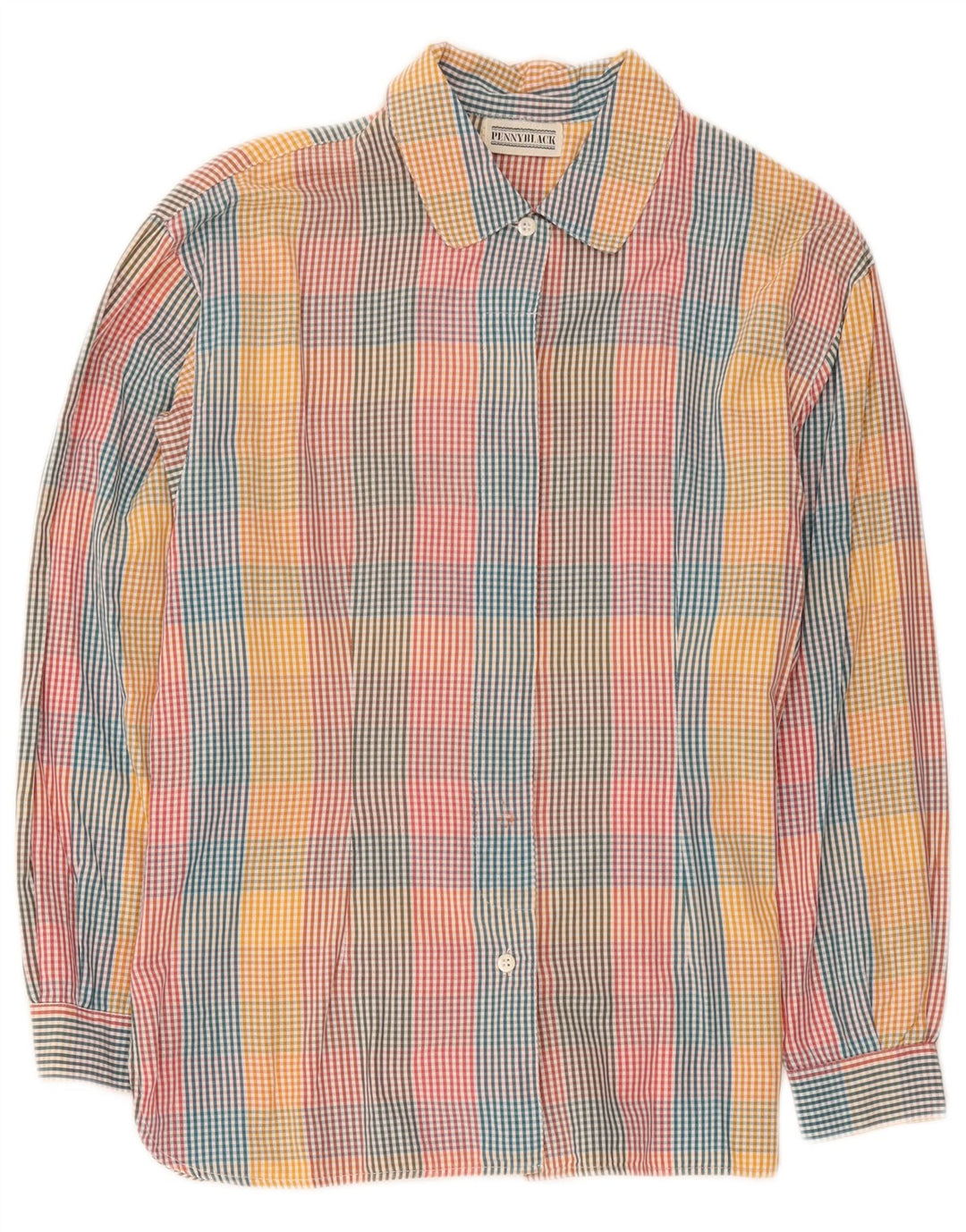 Penny Black Damen Longline-Hemd IT 42 Medium Mehrfarbig Gingham