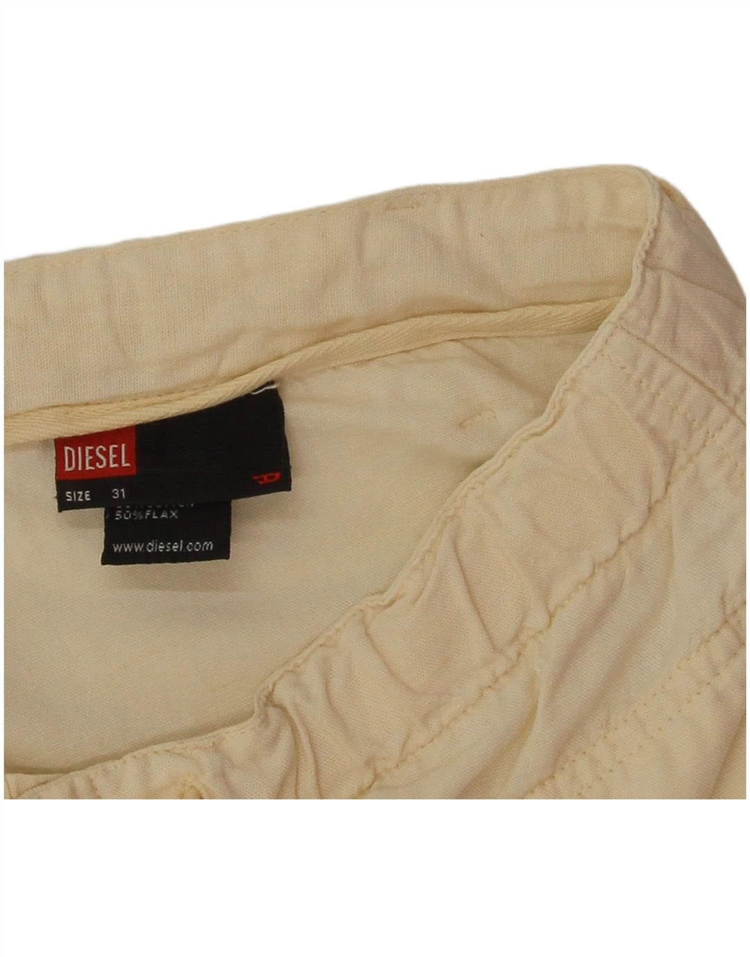 Diesel Herren-Bermudashorts W31 Mittelweiße Baumwolle