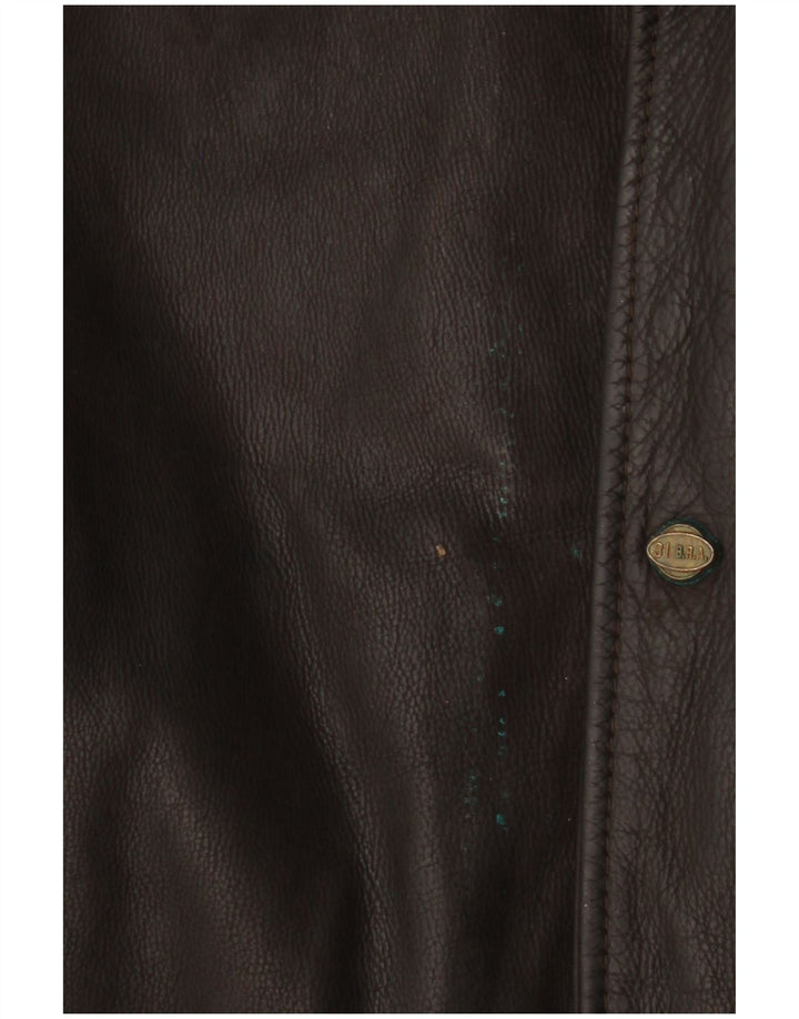 VINTAGE Herren Lederjacke UK 42 XL Braun