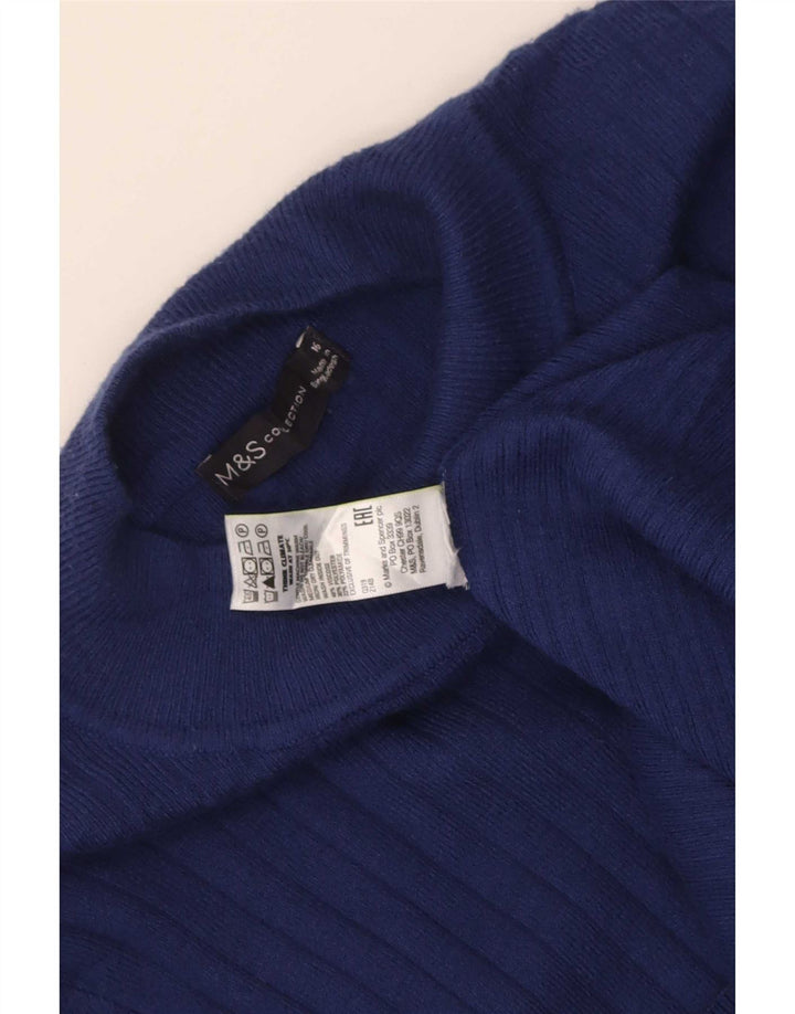 Marks & Spencer Rollkragenpullover für Damen, Gr. 40, Marineblau