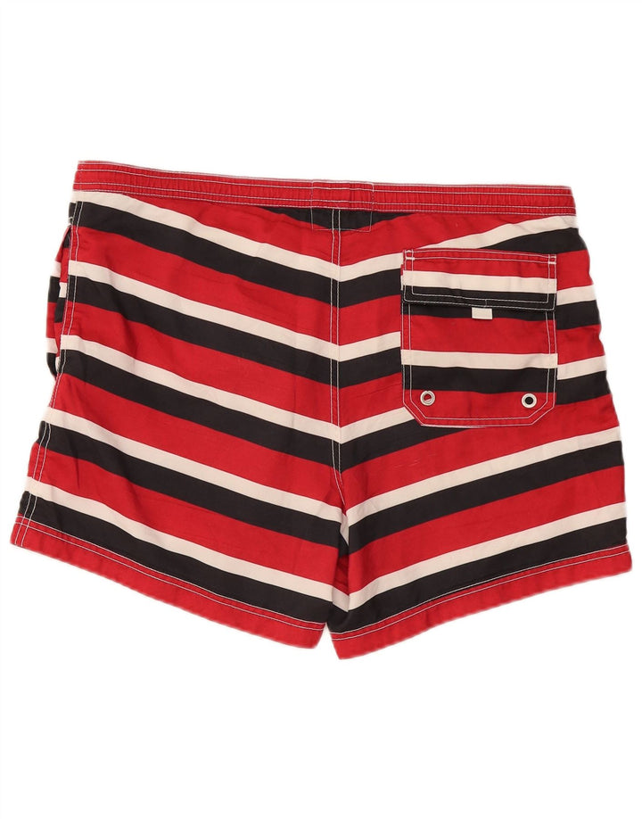 Jack Wills Herren-Badeshorts, groß, rot gestreift