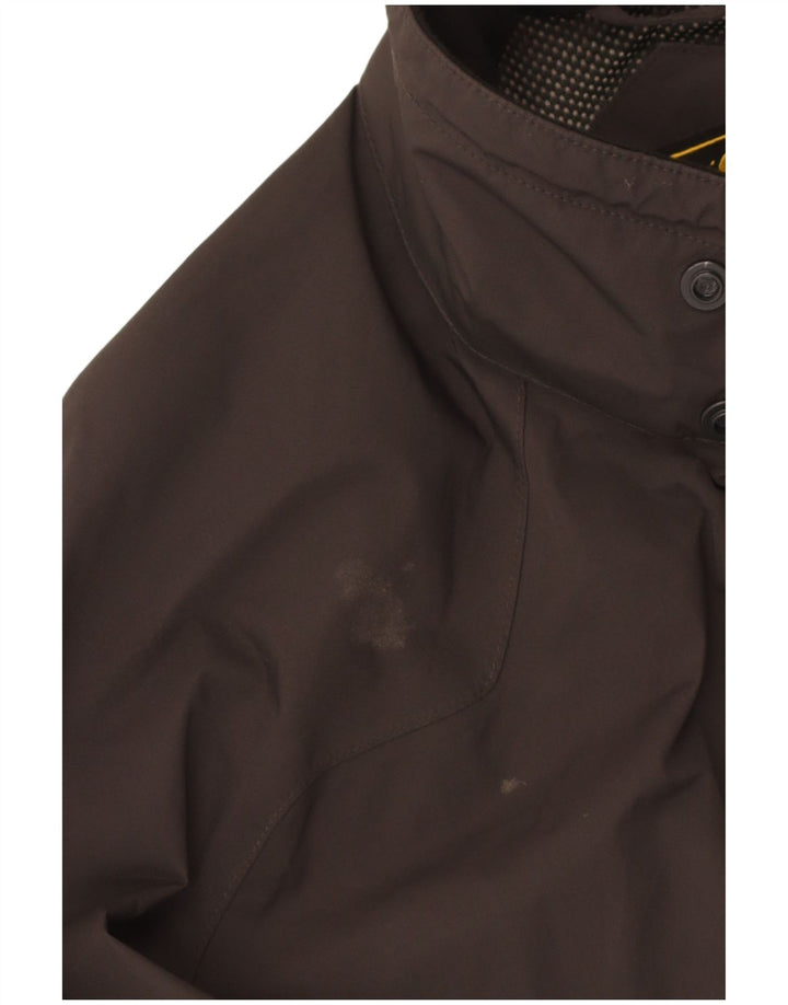 Jack Wolfskin Herren Regenjacke UK 40/42 Large Grau Polyamid