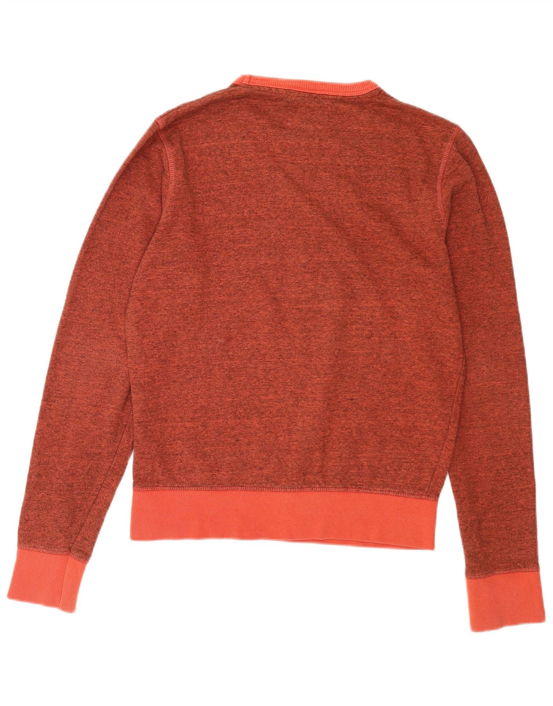 Jack & Jones Herren-Sweatshirt mit Grafik, klein, orange gefleckte Baumwolle