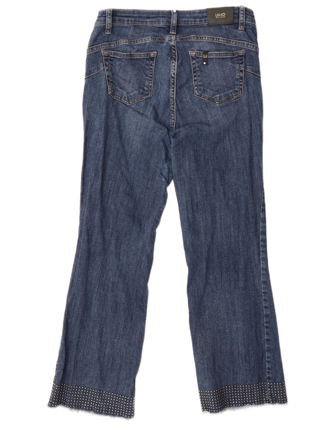 Liu Jo Damen Bootcut-Jeans W30 L27 Blau
