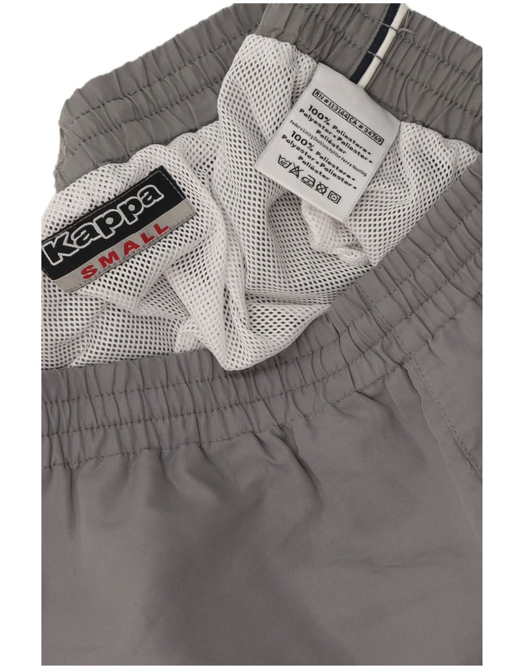 Kappa Herren Sportshorts Small Grau Polyester