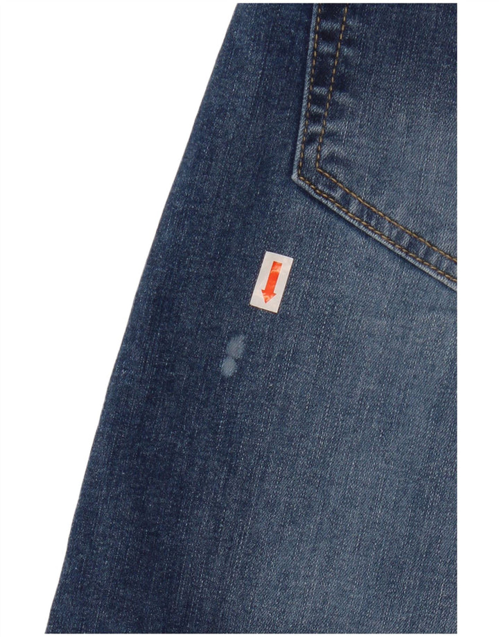 FRENCH CONNECTION Capri-Jeans mit weitem Bein für Damen, UK 8, Größe S, W26, L22, Blau
