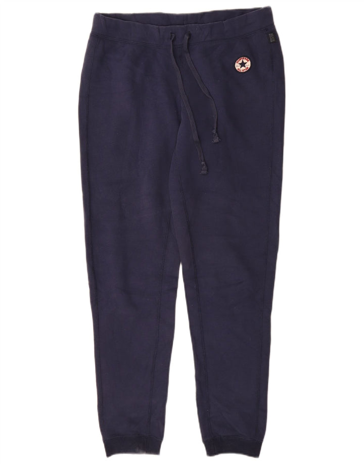 Converse Damen-Trainingshose, Jogginghose, UK 14, mittelmarineblaue Baumwolle